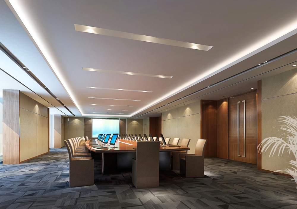90平米現(xiàn)代風(fēng)格會議室裝修設(shè)計(jì)效果圖賞析